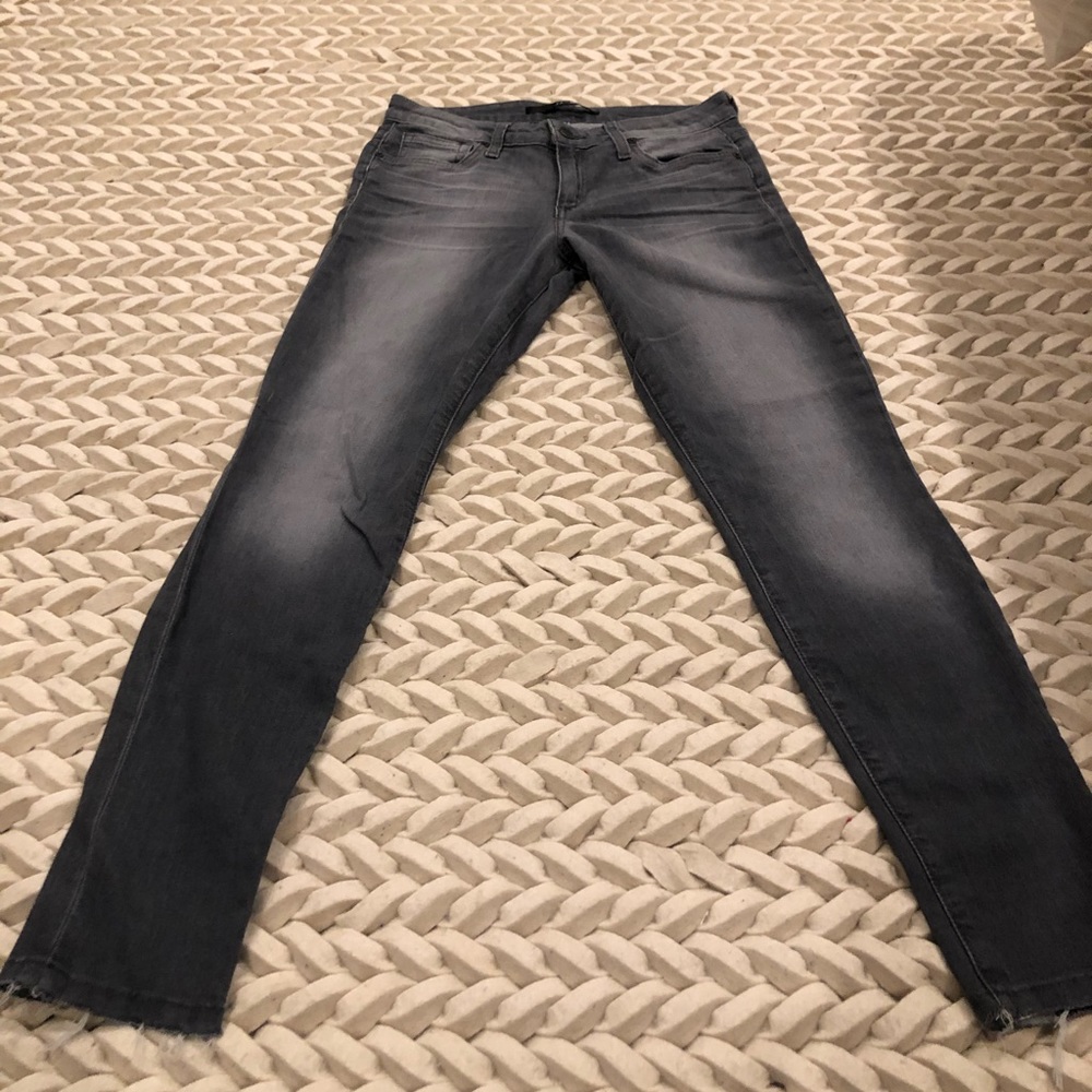 Joes jeans gray size 27 skinny ankle